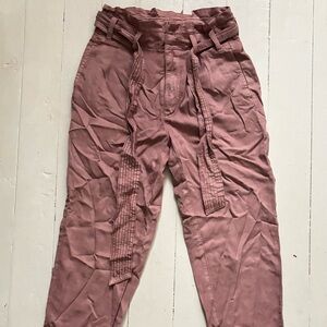 Pink American Eagle Parachute Pants